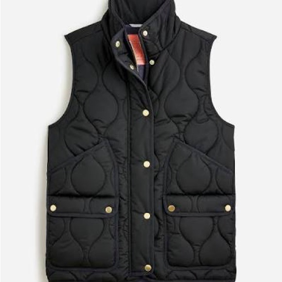 J. Crew Jackets & Blazers - J Crew New quilted excursion vest BK667